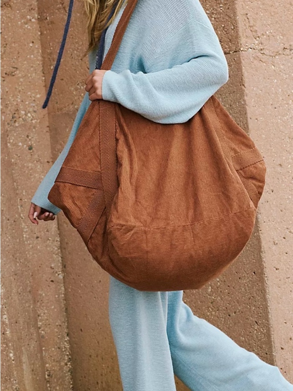 Free People Mega Cord Tote Bag